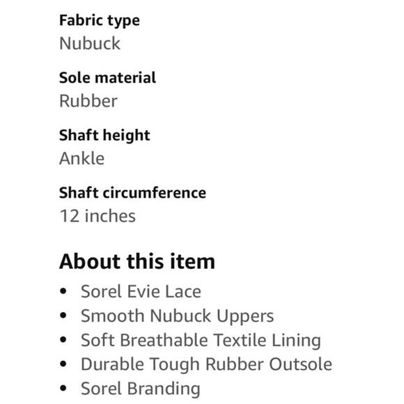 Sorel‎ Evie tan suede ankle wedge boots W9 - Picture 10 of 10